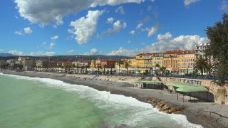 Link to Video | tourist destination, France, Provence-Alpes-Côte d'Azur, big city, Alpes-Maritimes, Nice, Mediterranean Sea, tourism destination, Mediterranean Basin