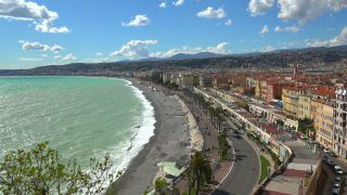 Link to Video | tourist destination, France, Provence-Alpes-Côte d'Azur, big city, Alpes-Maritimes, Nice, Mediterranean Sea, tourism destination, Mediterranean Basin