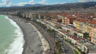 Link to Video | tourist destination, France, Provence-Alpes-Côte d'Azur, big city, Alpes-Maritimes, Nice, Mediterranean Sea, tourism destination, Mediterranean Basin