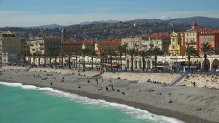 Link to Video | tourist destination, France, Provence-Alpes-Côte d'Azur, big city, Alpes-Maritimes, Nice, Mediterranean Sea, tourism destination, Mediterranean Basin