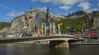 Link zum Video | Dinant, Wallonie, Belgien, Maas