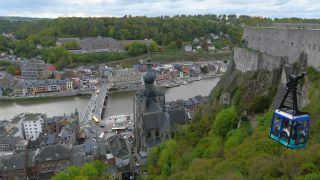 Link zum Video | Dinant, Wallonie, Belgien, Maas