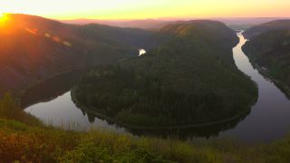 Link to Video | landscape, Cloef, tourist destination, Saar, Orscholz, Saarschleife, Mettlach, tourist attraction, scenic viewpoint, nature, point of interest