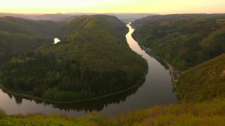 Link to Video | landscape, Cloef, tourist destination, Saar, Orscholz, Saarschleife, Mettlach, tourist attraction, scenic viewpoint, nature, point of interest