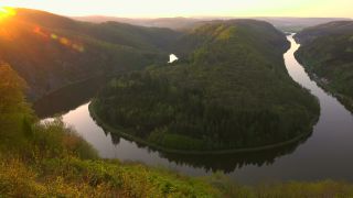 Link to Video | landscape, Cloef, tourist destination, Saar, Orscholz, Saarschleife, Mettlach, tourist attraction, scenic viewpoint, nature, point of interest