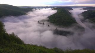 Link to Video | landscape, Cloef, tourist destination, Saar, Orscholz, Saarschleife, Mettlach, tourist attraction, scenic viewpoint, nature, point of interest