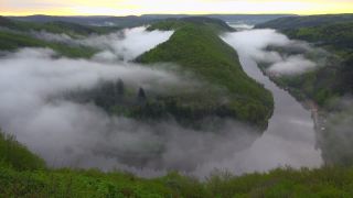 Link to Video | landscape, Cloef, tourist destination, Saar, Orscholz, Saarschleife, Mettlach, tourist attraction, scenic viewpoint, nature, point of interest
