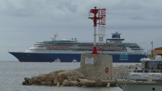 Link to Video | maritime transport, sea voyage, French Riviera, passenger ship, Villefranche-sur-Mer, cruise ship, Mediterranean Sea, travel, Mediterranean Basin, transport