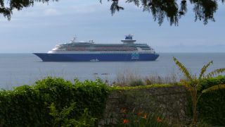 Link to Video | maritime transport, sea voyage, French Riviera, passenger ship, Villefranche-sur-Mer, cruise ship, Mediterranean Sea, travel, Mediterranean Basin, transport