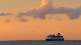 Link to Video | maritime transport, sea voyage, French Riviera, passenger ship, Villefranche-sur-Mer, cruise ship, Mediterranean Sea, travel, Mediterranean Basin, transport