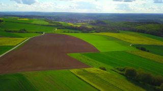 Link to Video | landscape, agriculture, bird's-eye view, Rhineland-Palatinate, landscape element, Germany, vegetation, landform, landscape of agriculture, aerial shot, Fisch, nature, Saargau