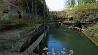 Link to Video | landscape, Rhineland-Palatinate, German-Luxembourg Nature Park, rock, Germany, lake, Ernzen, pond, Ernzen, nature park, nature