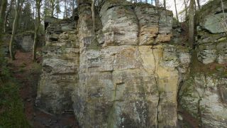 Link to Video | landscape, Rhineland-Palatinate, tourist destination, rock, Eifel, Germany, chine, Ernzen, forest, gorge, Ernzen, tourist attraction, Devil's Gorge (Eifel), nature, point of interest