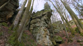 Link to Video | landscape, Rhineland-Palatinate, tourist destination, rock, Eifel, Germany, chine, Ernzen, forest, gorge, Ernzen, tourist attraction, Devil's Gorge (Eifel), nature, point of interest