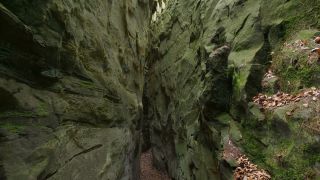 Link to Video | landscape, Rhineland-Palatinate, tourist destination, rock, Eifel, Germany, chine, Ernzen, forest, gorge, Ernzen, tourist attraction, Devil's Gorge (Eifel), nature, point of interest