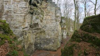 Link to Video | landscape, Rhineland-Palatinate, tourist destination, rock, Eifel, Germany, chine, Ernzen, forest, gorge, Ernzen, tourist attraction, Devil's Gorge (Eifel), nature, point of interest
