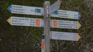 Link to Video | footbridge, Rhineland-Palatinate, bridge, suspension bridge, Germany, Geierlay, Hunsrück, simple suspension bridge, Kastellaun, Mörsdorf, Rhein-Hunsrück-Kreis