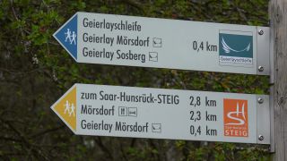Link to Video | footbridge, Rhineland-Palatinate, bridge, suspension bridge, Germany, Geierlay, Hunsrück, simple suspension bridge, Kastellaun, Mörsdorf, Rhein-Hunsrück-Kreis