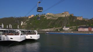 Link to Video | Rhineland-Palatinate, Moselle, Germany, Koblenz, city, Rhine