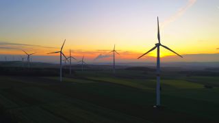 Link zum Video | erneuerbare Energie, Windpark, Windenergieanlage, Windenergie, Windkraftanlage, Windenergie