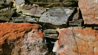 Link zum Video | Sandstein, Stein, Mauerwerk, Mauer, Gestein, Schiefer