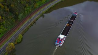 Link to Video | cargo ship, cargo shipping, maritime transport, mode of transport, freight transport, river, inland navigation, transport