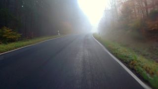 Link to Video | landscape, Verkehr, visibility, Fahren, mode of transport, road, fog, vehicle, visibility, transport, nature, thoroughfare