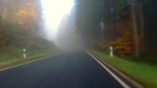 Link to Video | landscape, Verkehr, visibility, Fahren, mode of transport, road, fog, vehicle, visibility, transport, nature, thoroughfare
