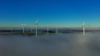 Link zum Video | Technologie, erneuerbare Energie, Energieversorgung, Windgenerator, Windpark, Windenergieanlage, Windkraft in Deutschland, Alternativenergie, Windenergie, Windkraftanlage, Windenergie