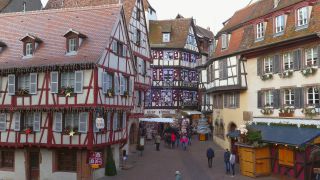 Link to Video | Alsace, vacation, tourist destination, Haut-Rhin, Colmar, France, leisure, Grand Est, Christmas, tourism, tourist, tourism destination, Christmas decoration, Altstadt, paid time off, Advent