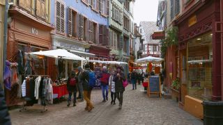 Link to Video | Alsace, vacation, tourist destination, Haut-Rhin, Colmar, France, leisure, Grand Est, Christmas, tourism, tourist, tourism destination, Christmas decoration, Altstadt, paid time off, Advent