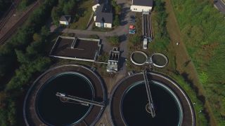 Link to Video | Rhineland-Palatinate, wastewater treatment plant, Saar, Moselle, Germany, wastewater treatment, sewage treatment, umwelt, Konz, wastewater, environmental protection, milieu