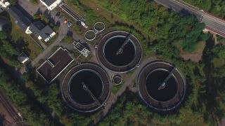 Link to Video | Rhineland-Palatinate, wastewater treatment plant, Saar, Moselle, Germany, wastewater treatment, sewage treatment, umwelt, Konz, wastewater, environmental protection, milieu