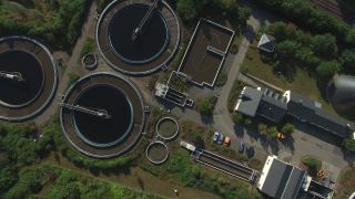 Link to Video | Rhineland-Palatinate, wastewater treatment plant, Saar, Moselle, Germany, wastewater treatment, sewage treatment, umwelt, Konz, wastewater, environmental protection, milieu