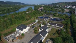 Link to Video | Rhineland-Palatinate, wastewater treatment plant, Saar, Moselle, Germany, wastewater treatment, sewage treatment, umwelt, Konz, wastewater, environmental protection, milieu