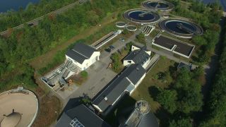 Link to Video | Rhineland-Palatinate, wastewater treatment plant, Saar, Moselle, Germany, wastewater treatment, sewage treatment, umwelt, Konz, wastewater, environmental protection, milieu
