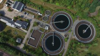 Link to Video | Rhineland-Palatinate, wastewater treatment plant, Saar, Moselle, Germany, wastewater treatment, sewage treatment, umwelt, Konz, wastewater, environmental protection, milieu
