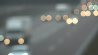 Link to Video | passenger car, traffic sign, road, vehicle, truck, controlled-access highway, Frankfurter Kreuz, transport, thoroughfare, Bundesautobahn 5