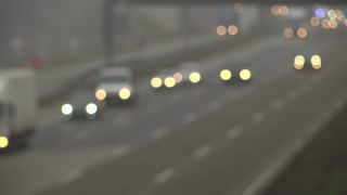 Link to Video | passenger car, traffic sign, road, vehicle, truck, controlled-access highway, Frankfurter Kreuz, transport, thoroughfare, Bundesautobahn 5