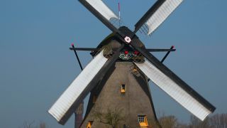 Link to Video | tourist destination, canal, windmill, Netherlands, tourist attraction, Kinderdijk, architectural structure