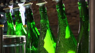 Link to Video | machine, liquid, bottling company, alcoholic beverage, winery, bin, wine-producing region, viticulture, wine, bottling, mechanism, bottling line, Mosel-Saar-Ruwer, bottle, container