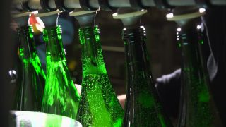 Link to Video | machine, liquid, bottling company, alcoholic beverage, winery, bin, wine-producing region, viticulture, wine, bottling, mechanism, bottling line, Mosel-Saar-Ruwer, bottle, container