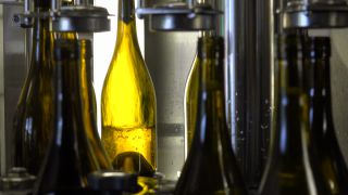Link to Video | machine, liquid, bottling company, alcoholic beverage, winery, bin, wine-producing region, viticulture, wine, bottling, mechanism, bottling line, Mosel-Saar-Ruwer, bottle, container