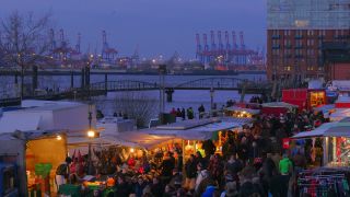 Link to Video | Hamburg, federated state of Germany, crowd, metropolis, market, urban municipality of Germany, city, Hanseatic city