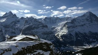 Link to Video | Alps, winter, First, Swiss Alps, Bernese Alps, Switzerland, mountain range, Bernese Oberland, Grindelwald, snow, mountain