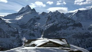 Link to Video | Alps, winter, First, Swiss Alps, Bernese Alps, Switzerland, mountain range, Bernese Oberland, Grindelwald, snow, mountain