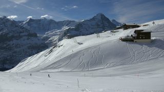 Link to Video | Alps, winter, First, Swiss Alps, Bernese Alps, Switzerland, mountain range, Bernese Oberland, Grindelwald, snow, mountain