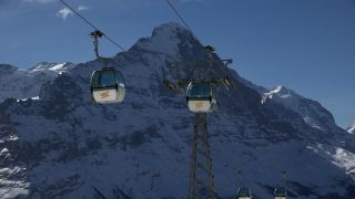 Link to Video | Alps, winter, First, Swiss Alps, Bernese Alps, Switzerland, mountain range, Bernese Oberland, Grindelwald, snow, mountain