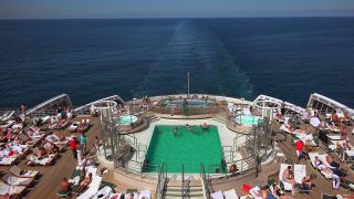 Link to Video | ship, vacation, maritime transport, paid leave, sea, cruise, leisure, passenger ship, color, liquid water, cruise ship, tourism, 2021, passenger shipping, travel, paid time off, transport, Luxus
