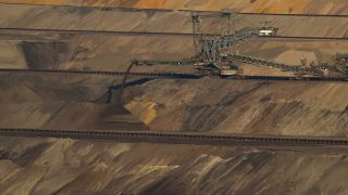 Link to Video | North Rhine-Westphalia, Germany, quarry, environmental effects, Garzweiler surface mine, Rhenish lignite mining area, bucket-wheel excavator, mining, pollution, surface mining, industrial sector, environmental protection